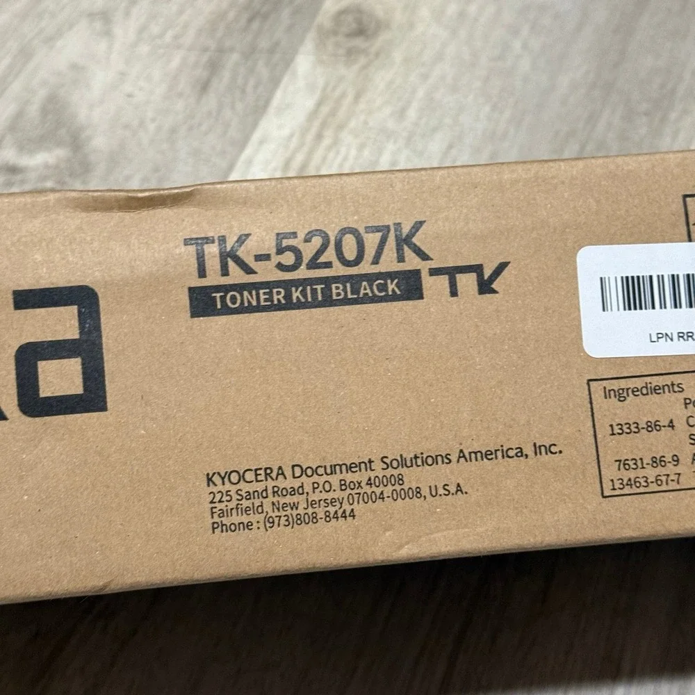 Kyocera Mita TK-5207K‎ OEM TONER , TASKalfa 356ci, 358ci open box